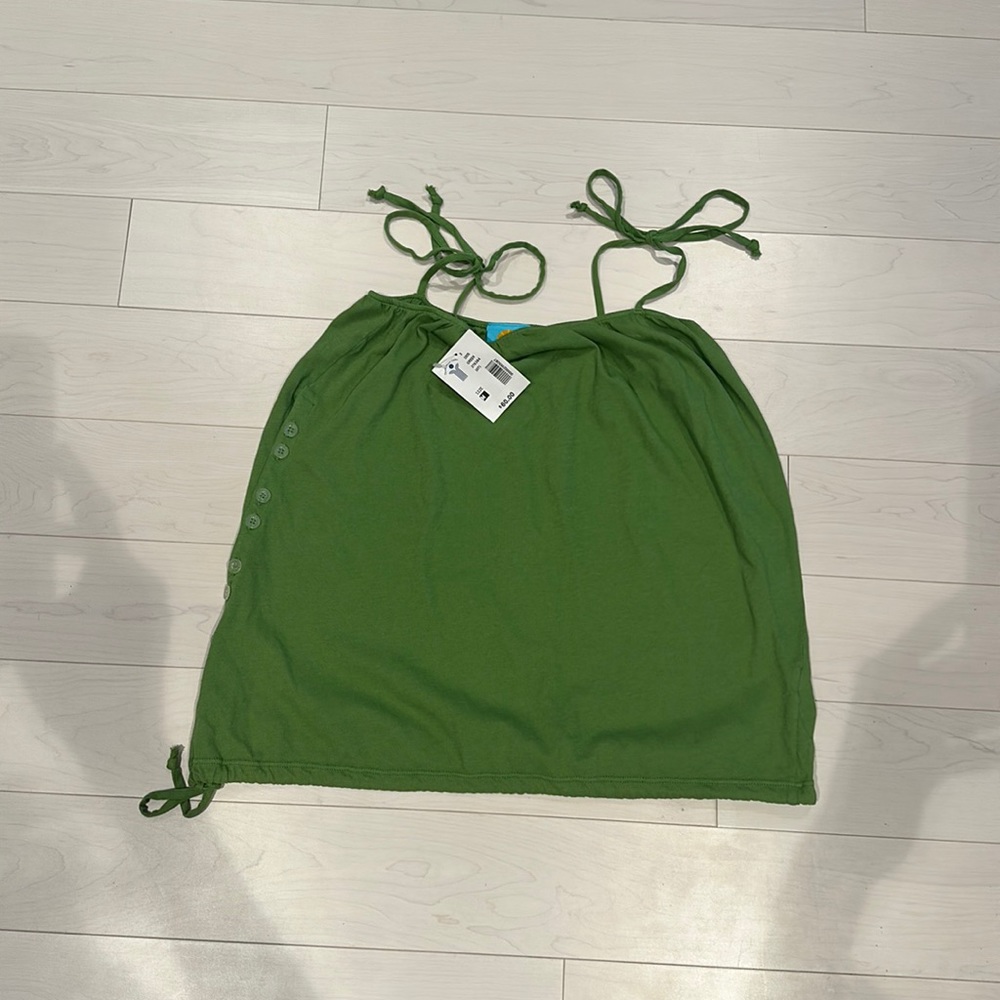 NWT C&C California tie straps tank - size M